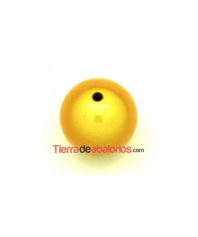 Bola Mágica 30mm Agujero 3mm Dorada