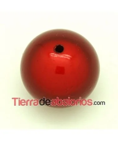 Bola Mágica 14mm Agujero 2,1mm Roja