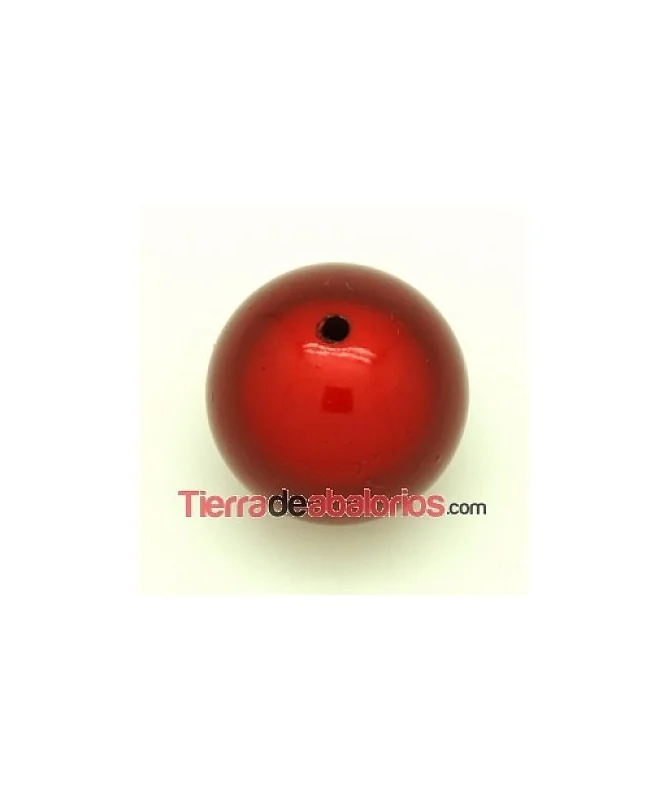 Bola Mágica 14mm Agujero 2,1mm Roja