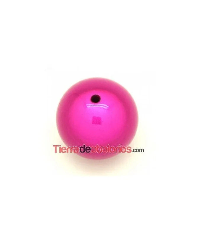 Bola Mágica 8mm Agujero 1,9mm Fucsia