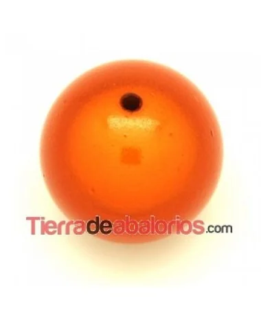Bola Mágica 4mm Agujero 1,2mm Naranja (100 uds.) Bola Mágica 4mm Agujero 1,2mm Naranja