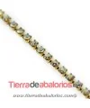 Cadena Dorada con Swarovski Cristal AB SS12