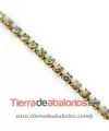 Cadena Dorada con Swarovski Cristal AB SS12