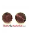 Facetada 10mm Agujero 1mm, Amatista