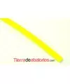 Tira de Media Caña Vinilo 10x5mm Amarillo Fluo