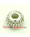 Rondel 14x10mm Agujero 5mm con Swarovski Cristal