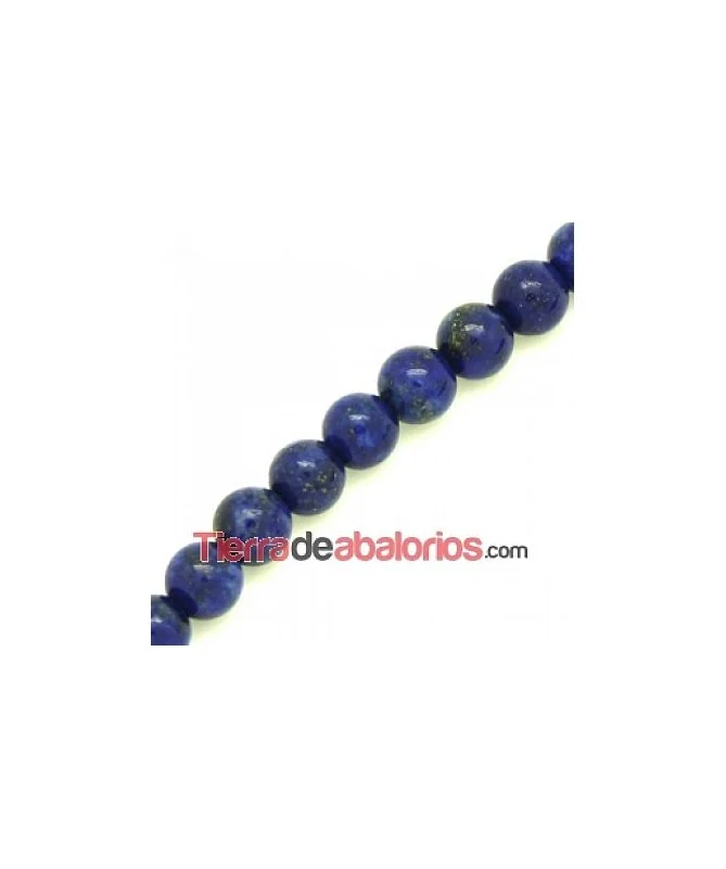 Lapislazuli Bola 6mm Agujero 1mm