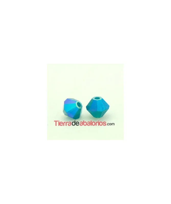 Tupi Swarovski 4mm, Caribean Blue Opal AB2X