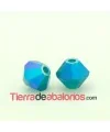 Tupi Swarovski 4mm, Caribean Blue Opal AB2X