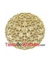 Filigrana con Flores 33mm, Oro Viejo