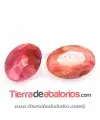 Cabujón Cristal Facetado 18x13mm Fucsia