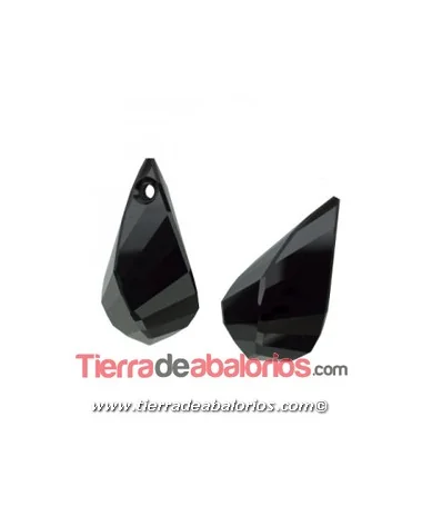 Helix Pendant Swarovski 18mm, Jet