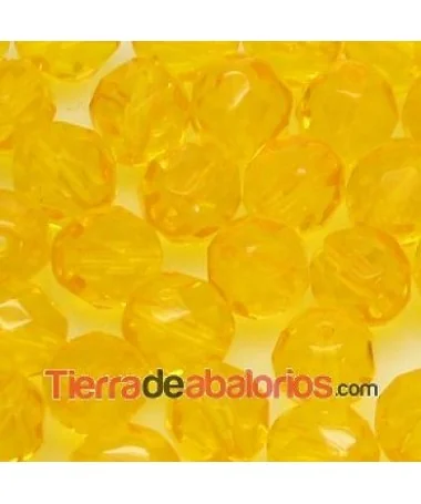 Facetada 8mm Ambar Facetada 8mm Ambar