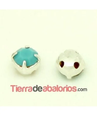 Chaton Engastado Swarovski SS20, Turquesa Chaton Engastado Swarovski SS20, Turquesa