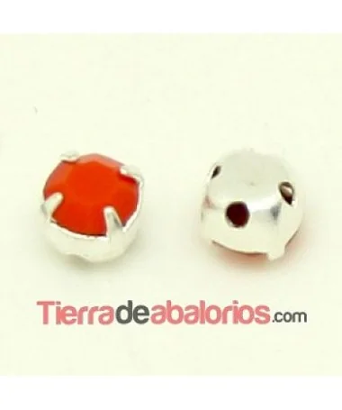 Chatón Engastado Swarovski SS20, Red Coral Chatón Engastado Swarovski SS20, Red Coral