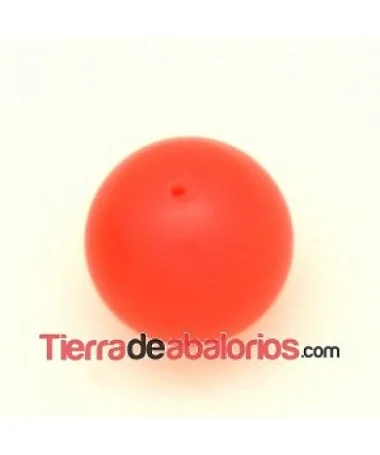 Perla Swarovski 8mm Crystal Neón Red