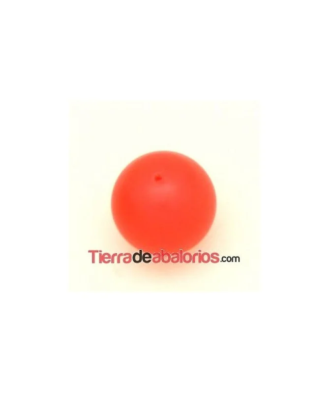 Perla Swarovski 8mm Crystal Neón Red