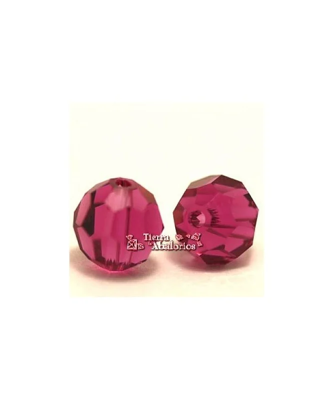 Bola Facetada Swarovski 4mm Fucsia