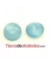 Cabujón Cristal Base cónica SS40, Turquesa