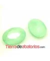 Cabujón Cristal Facetado 18x13mm Verde