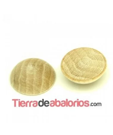 Cabujón de Madera 15mm