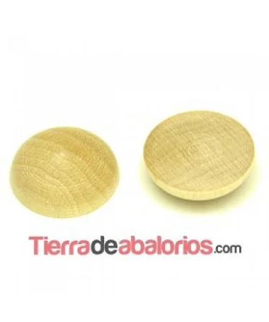 Cabujón de Madera 20mm Cabujón de Madera 20mm