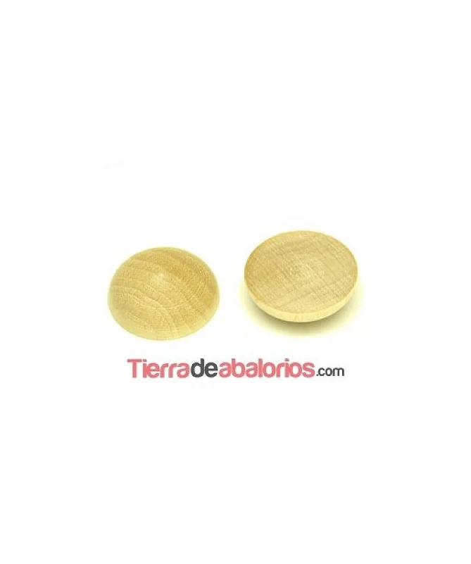 Cabujón de Madera 25mm