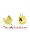 Terminal Para Cadena de Strass SS28, Dorado