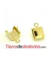 Terminal Para Cadena de Strass SS28, Dorado