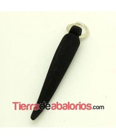 Lava Etna Colmillo Colgante 40x6mm Lava Etna Colmillo Colgante 40x6mm