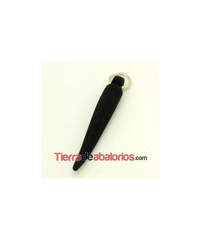 Lava Etna Colmillo Colgante 40x6mm Lava Etna Colmillo Colgante 40x6mm