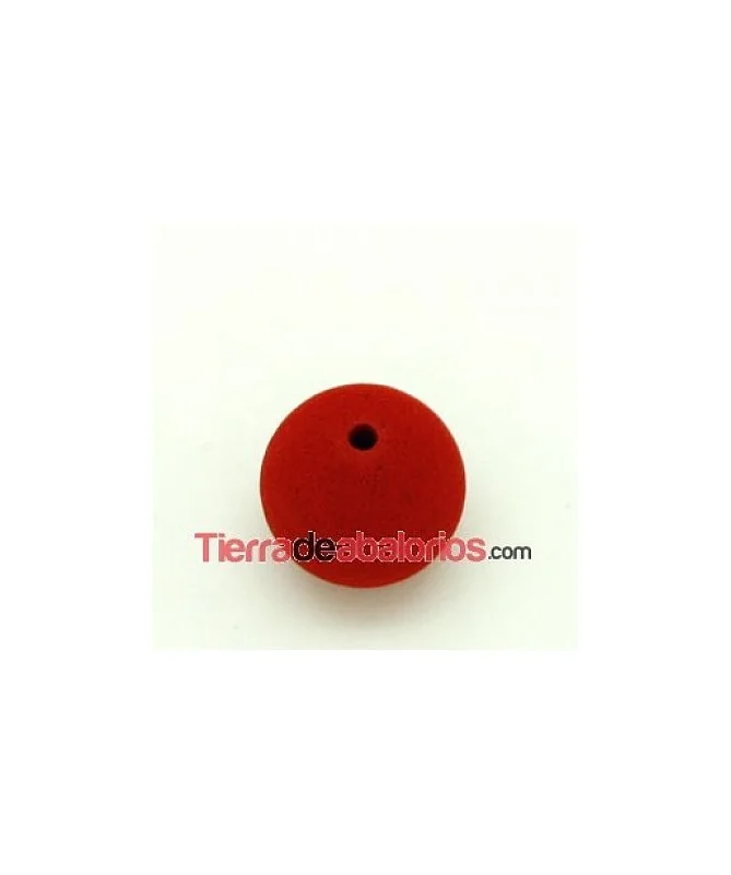 Lava Etna Bola 6mm, Agujero 1,7mm Roja