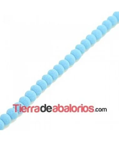Lava Etna Bola 4mm Agujero 1mm Azul Cielo Lava Etna Bola 4mm Agujero 1mm Azul Cielo