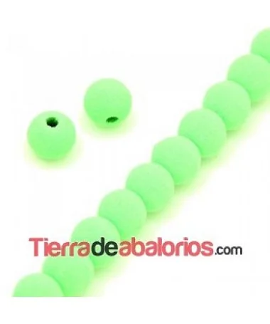 Lava Etna Bola 4mm Agujero 1mm Verde Flúor Lava Etna Bola 4mm Agujero 1mm Verde Flúor