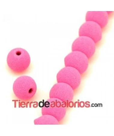 Lava Etna Bola 4mm Agujero 1mm Fucsia Flúor Lava Etna Bola 4mm Agujero 1mm Fucsia Flúor