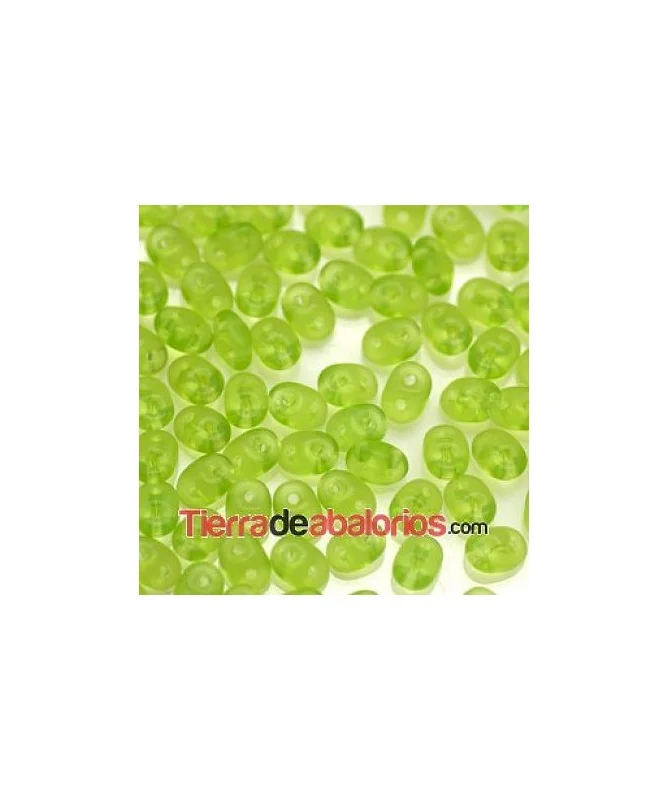 Superdúo 2,5x5mm Olivine Mate