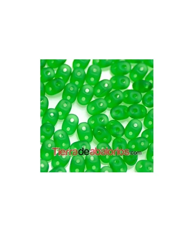 Superdúo 2,5x5mm Verde Mate Superdúo 2,5x5mm Verde Mate