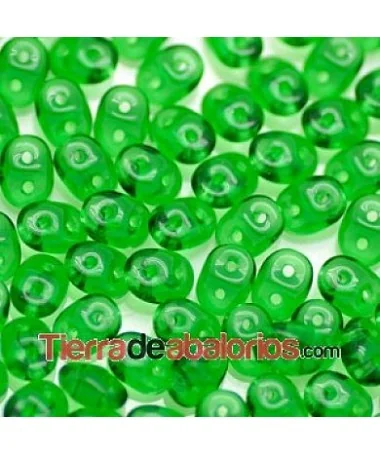 Superduo 2,5x5mm Green