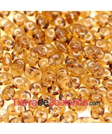 Superdúo 2,5x5mm Smoked Topaz