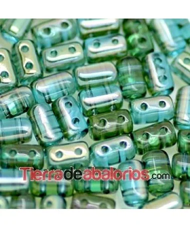 Rulla Bead 5x3mm Aquamarine Celsian