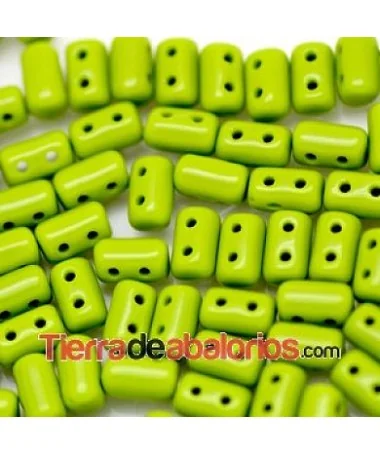 Rulla Bead 5x3mm Opaque Olivine Rulla Bead 5x3mm Opaque Olivine