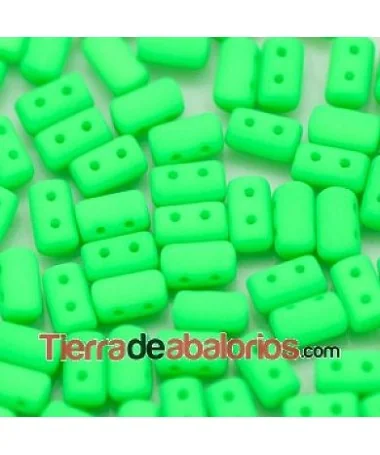 Rulla Bead 5x3mm Verde Neón