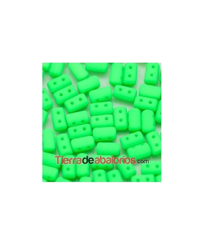 Rulla Bead 5x3mm Verde Neón