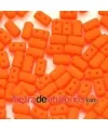 Rulla Bead 5x3mm Naranja Neón