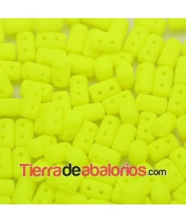 Rulla Bead 5x3mm Amarillo Neón