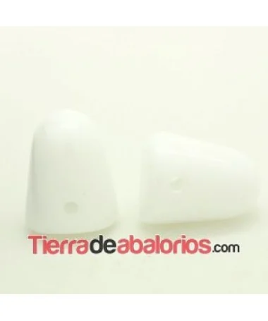 Gumdrop 7x10mm Opaque Chalkwhite