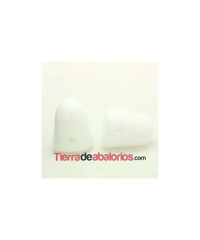 Gumdrop 7x10mm Opaque Chalkwhite