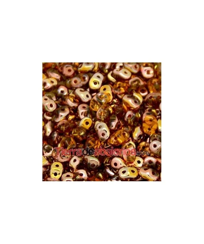 Superdúo 2,5x5mm Topaz Capri Gold Superdúo 2,5x5mm Topaz Capri Gold