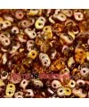 Superdúo 2,5x5mm Topaz Capri Gold