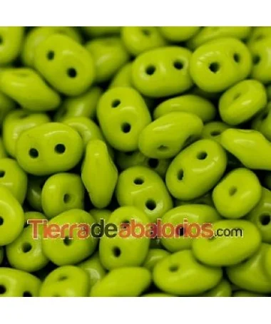 Superdúo 2,5x5mm Opaque Olivine Superdúo 2,5x5mm Opaque Olivine
